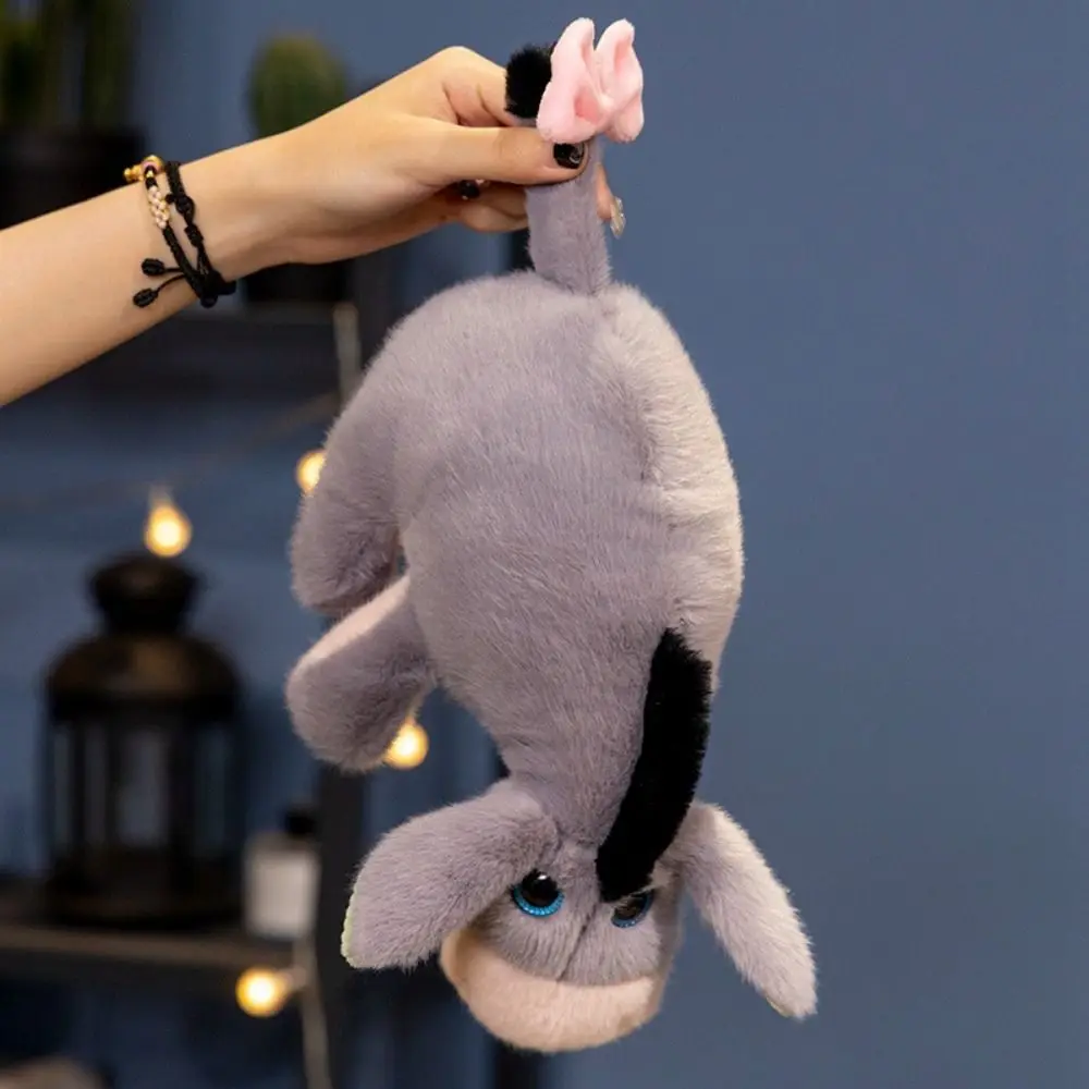 

Kawaii Realistic Cartoon Donkey Soft Comfortable Simulation Stuffed Animal Portable Skin-friendly Cute Mule Doll Holiday