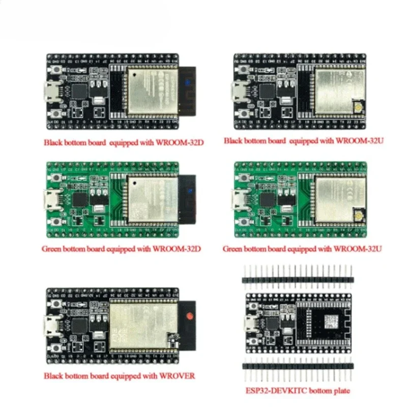 50PCS ESP-WROOM-32D ESP-WROOM-32U ESP32-DevKitC Development Board WIFI+Bluetooth IoT NodeMCU-32 ESP32