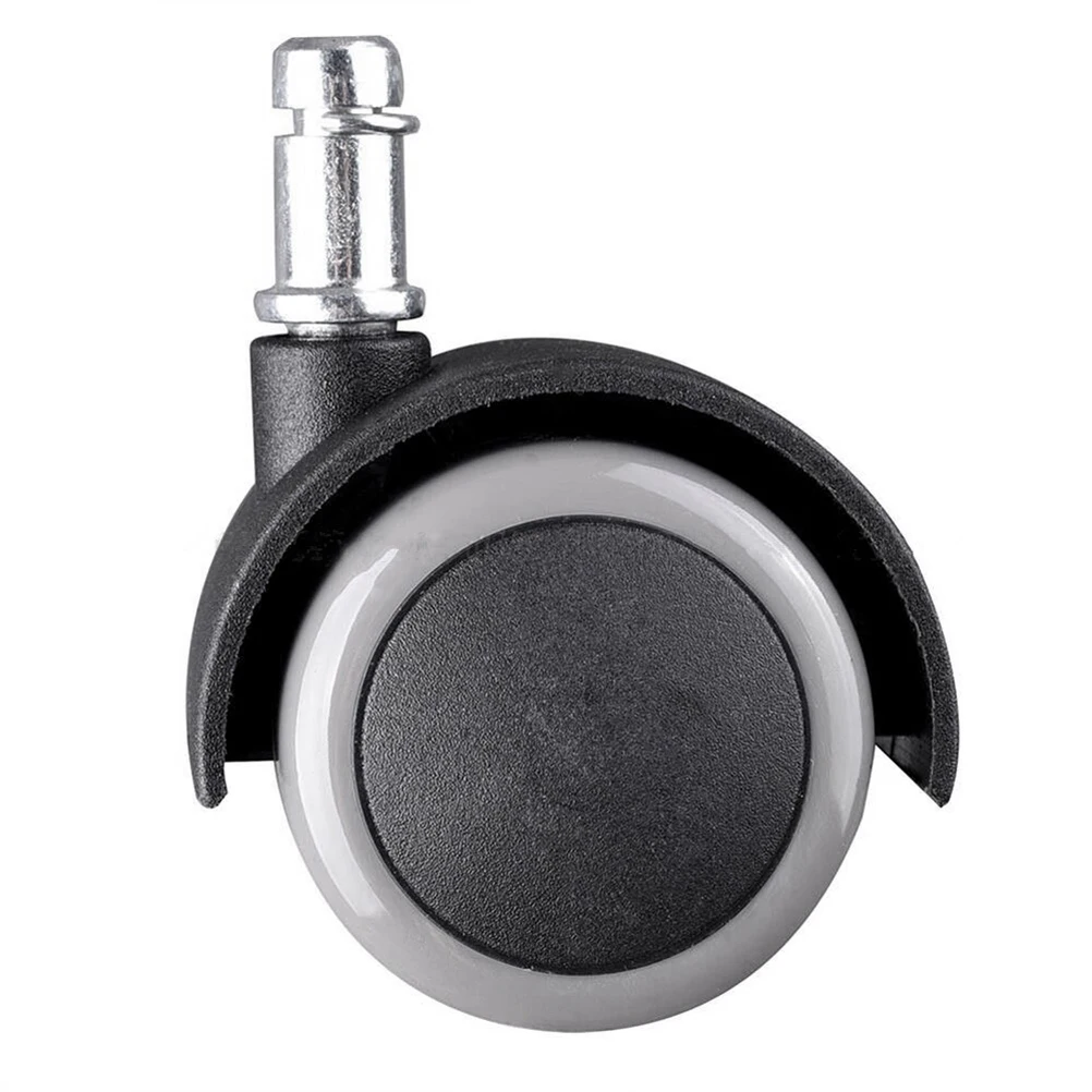 

10pcs Gray Casters Office Chair Wheels Quiet Smooth Non-Marking Furniture Caster -Directional Hard Floor Protection