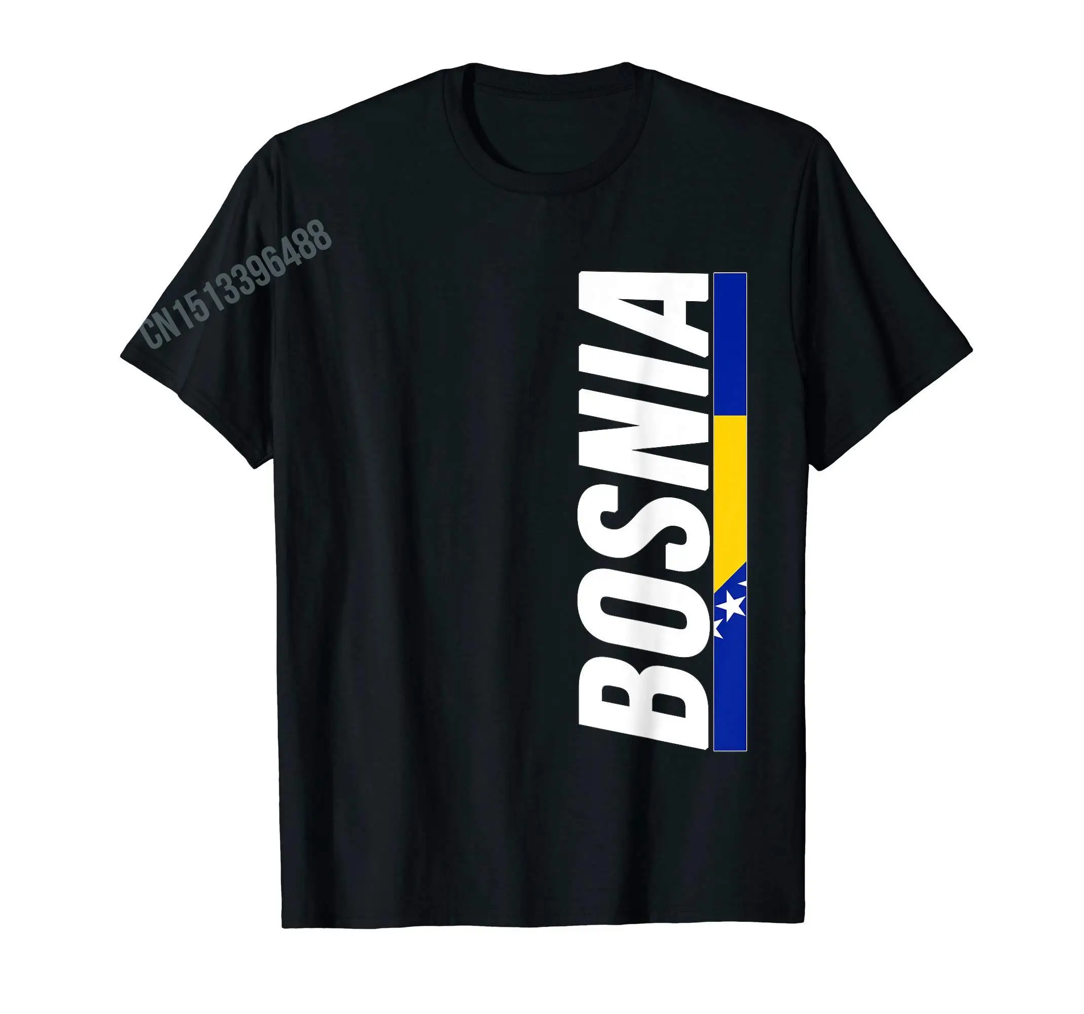 More Design Bosnia & Herzegovina Flag Bosnian Power Battery  T-shirts For Men Women T Shirt Hip Hop Tops Cotton Tees