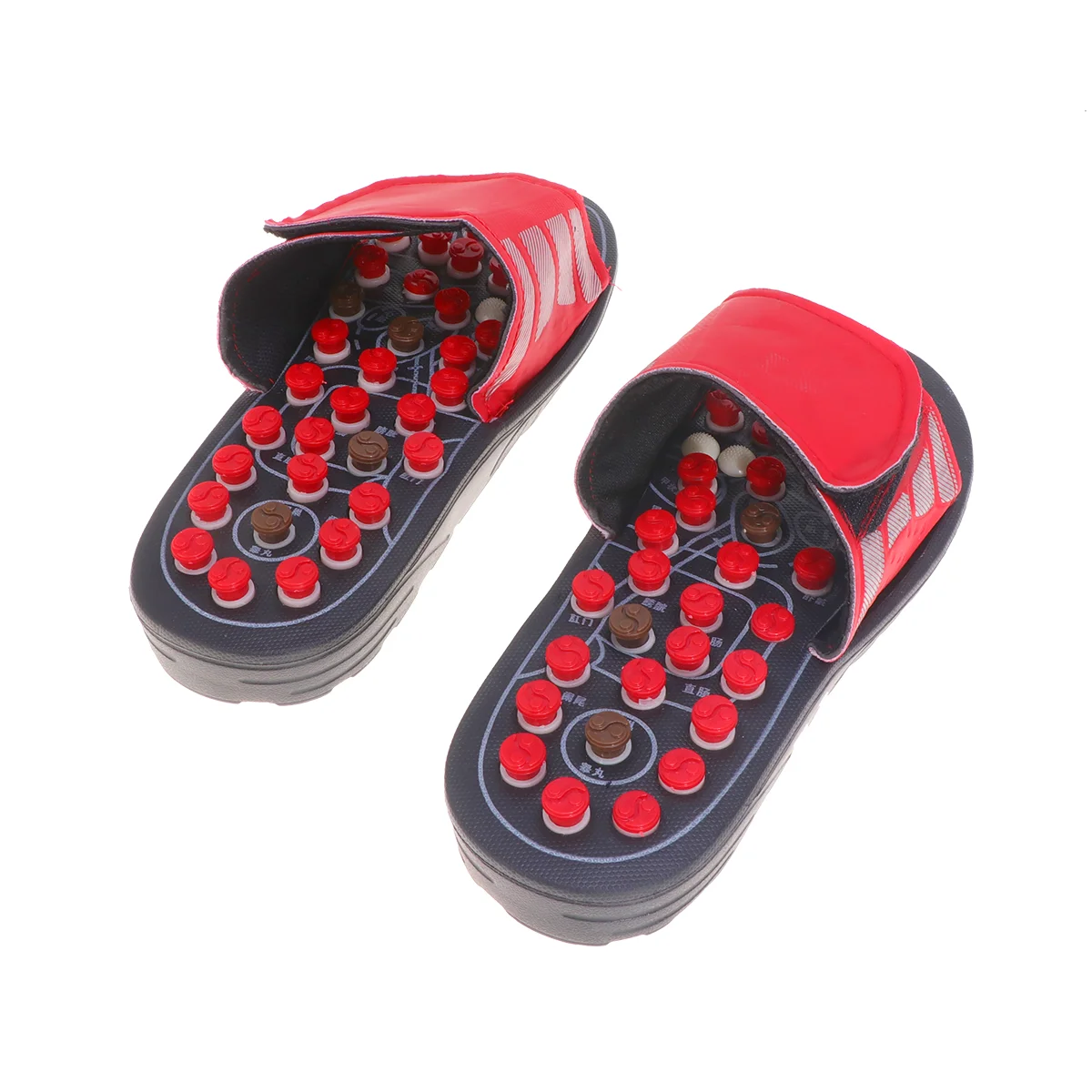 

1Pair Massage Slippers Feet Acupuncture Point Massaging Shoe Foot Massager Foot Acupoint Health Massage Slippers Size 38-3