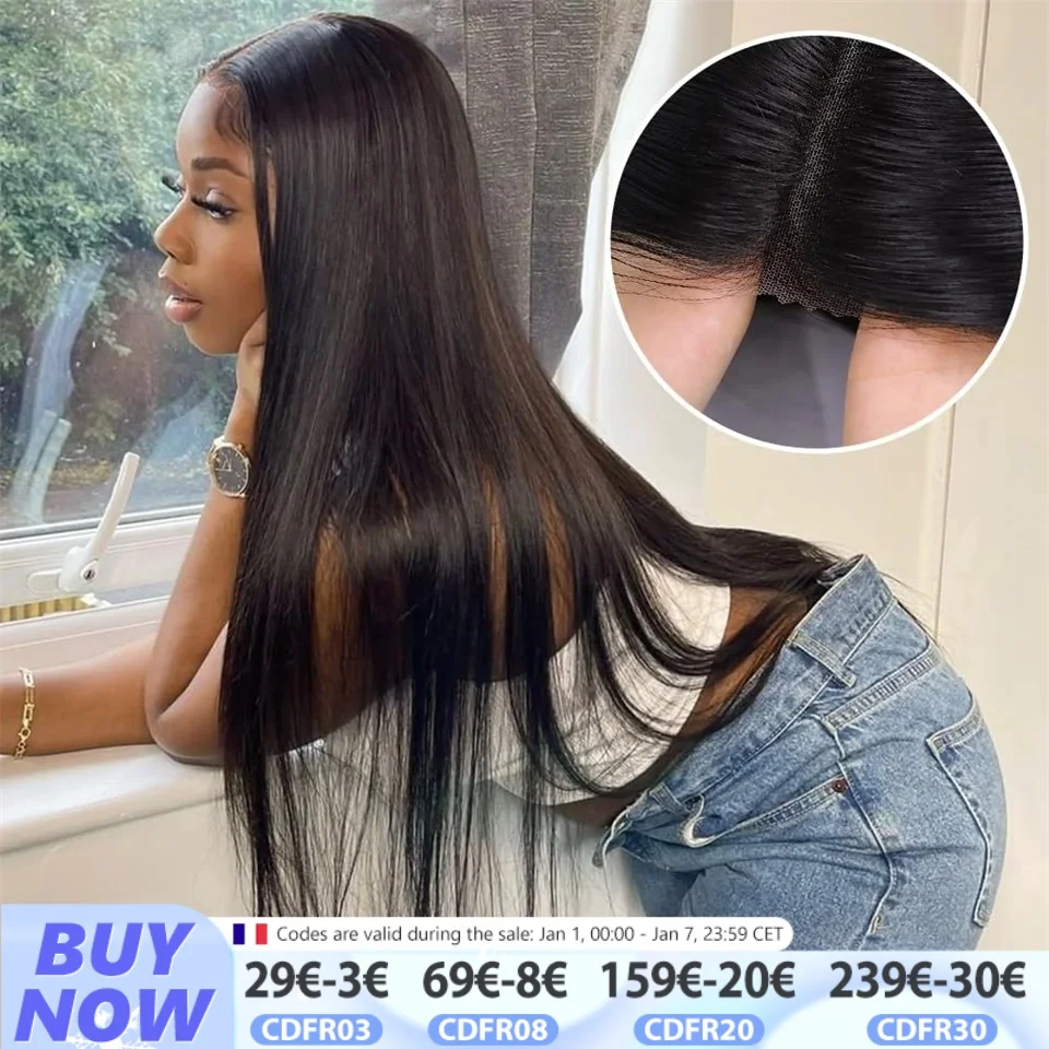 Pre Cut No Glue Bone Straight Glueless Wigs Human Hair For Women Brazilian Glueless Wig Human Hair Ready To Wear Preplucked 180%