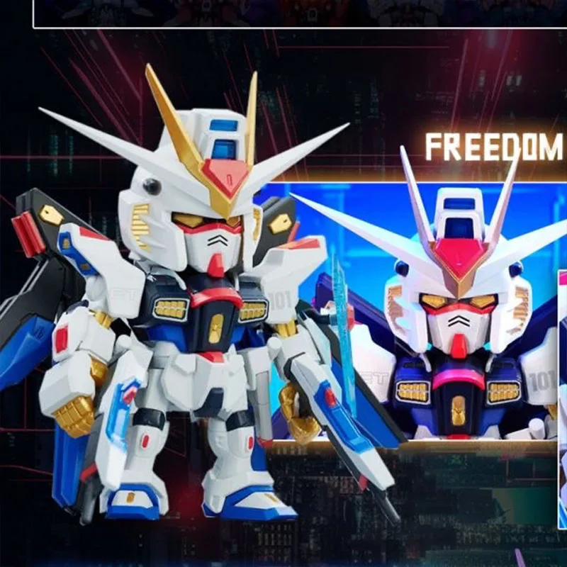 Authentic Bandai Mech Series Blind Box Freedom Series Action Figure Model Collectible Desktop Ornament Gift For Adult Men