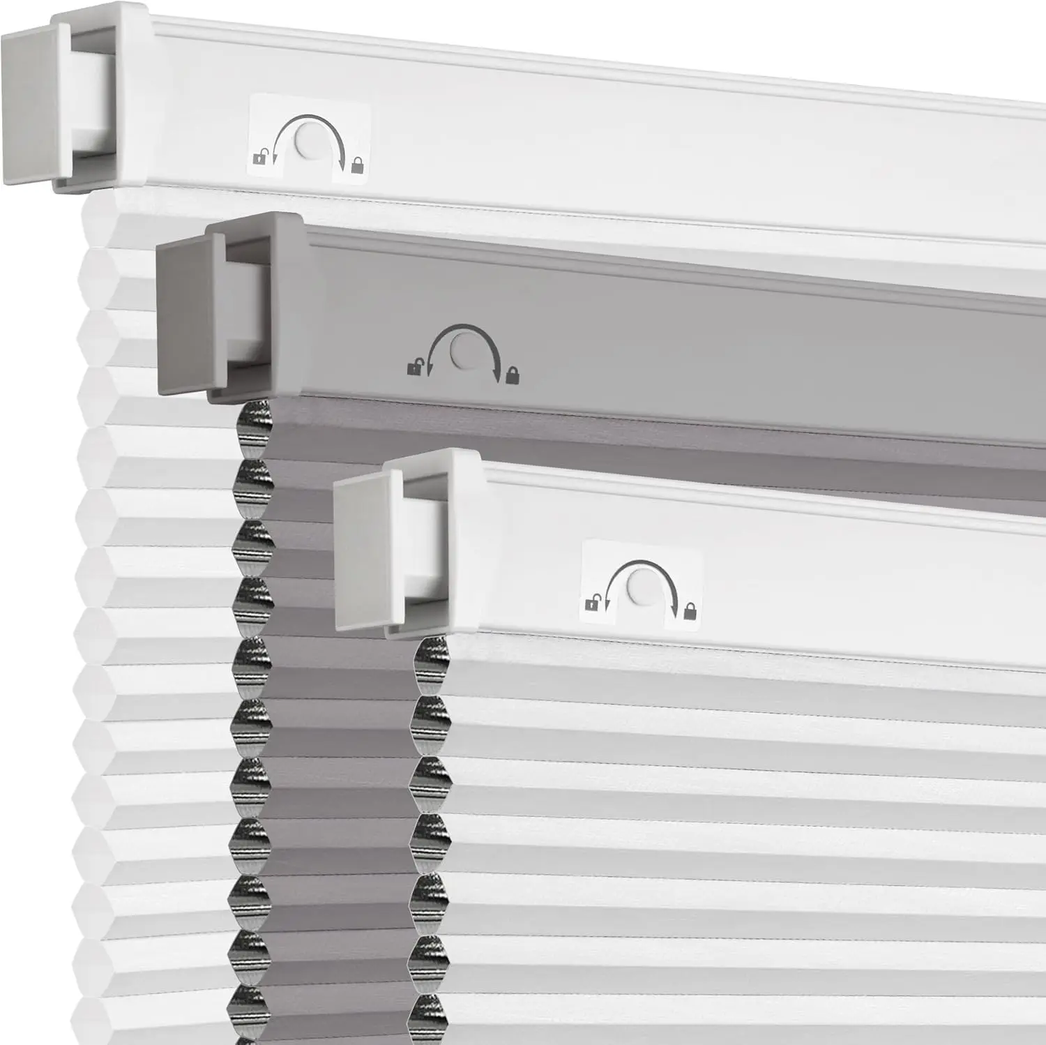 

Hot Selling Modern Design No Drill Easy to Install Cordless Child Safe Stable Honeycomb Blinds for Windows