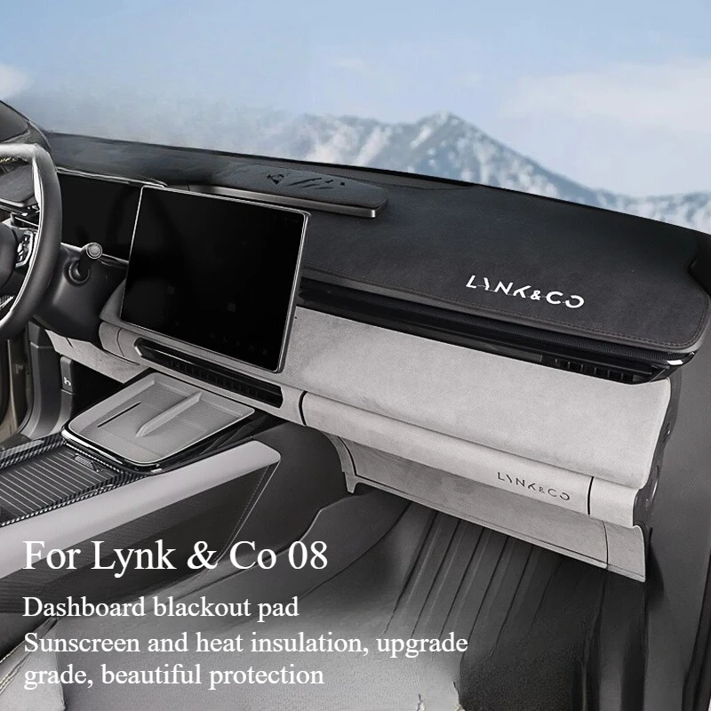 

For Lynk & Co 08 Instrument Panel Dark Pad Central Control Sunshade Sunscreen Pad Heat Insulation Car Decoration