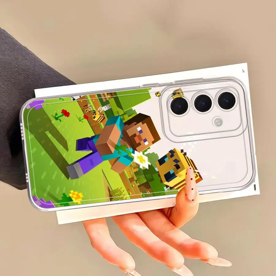 Чехол для Samsung Galaxy A26 A24 A55 A23 A73 A54 A34 A35 A36 A13 A56 A14 A25 A15 A33 Soft Cover Green Cartoon Pattern