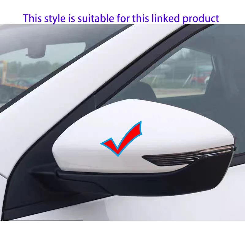 For Geely Bin Rui   2018-2024rearview mirror protective cover Horn mirror cover appearance carbon fiber modified auto parts