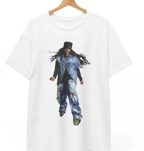 Missy Elliott Shirt, 90S Rapper Rb, Missy Concert Tour 24 Unisex S-5Xl