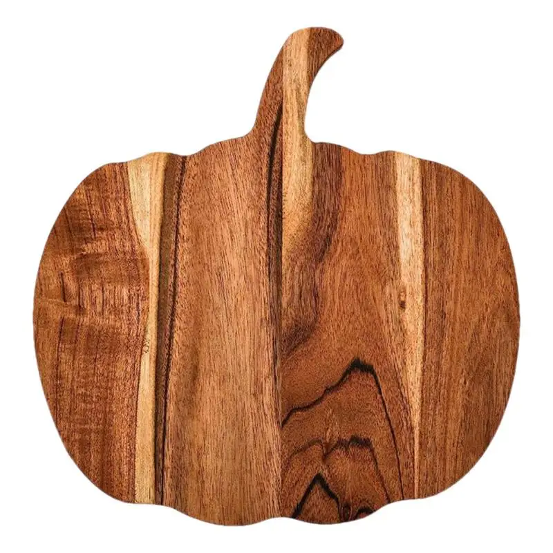 Wood Pumpkin Shaped Wood Cutting Board for kitchen Decoration Cutting Boards Charcuterie Wooden Boards Serving Platter