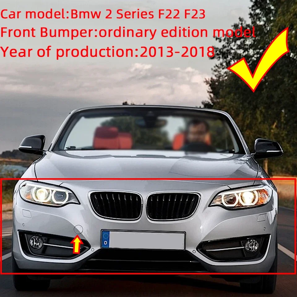 Voor Bmw 2 Series F22 F23 2013 2014 2015 2016 2017 2018 2019 Voorbumper Sleephaak Pet Aanhangwagenkap 51117391808 51127391807