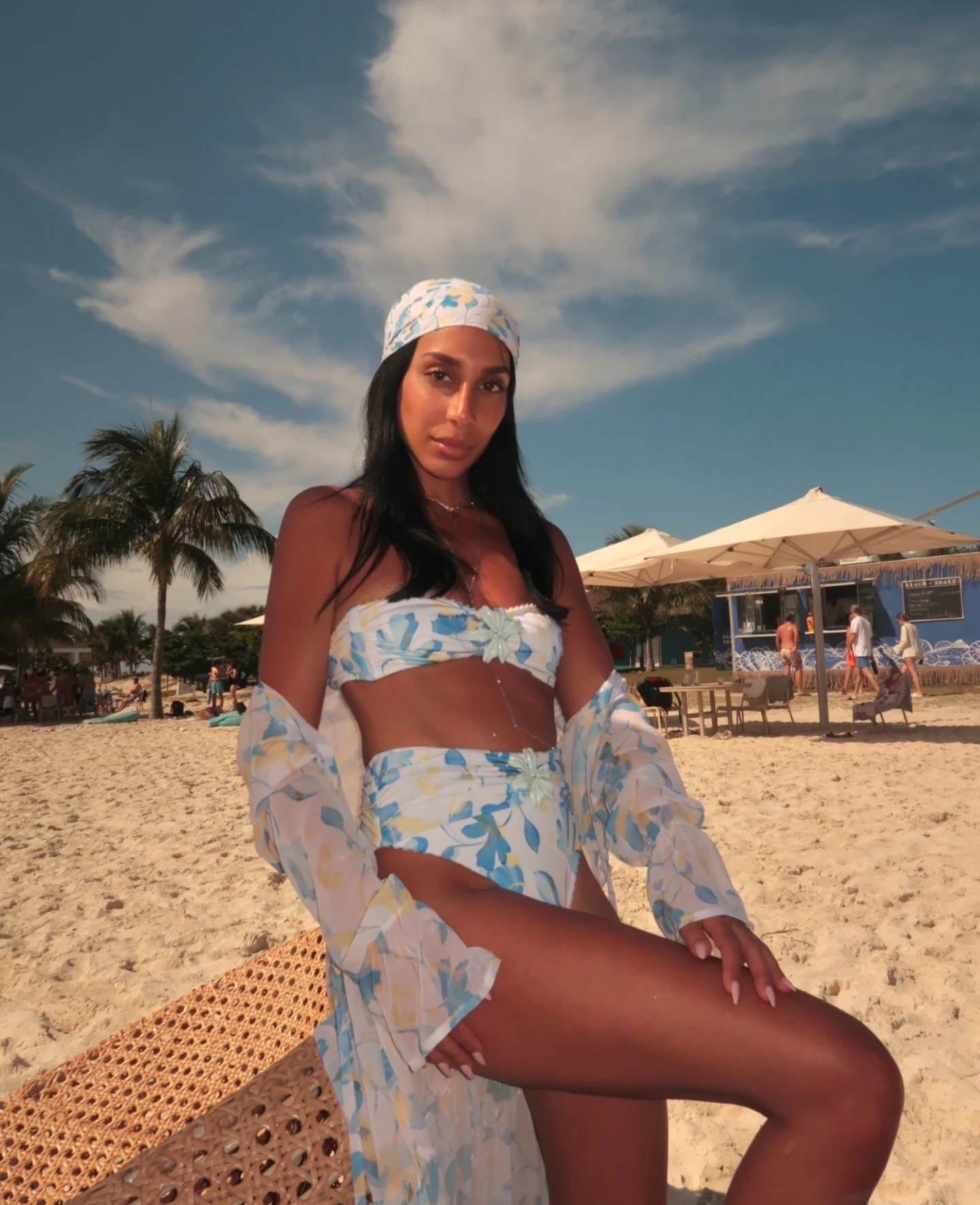 

Off Shoulder Bikinis With Cover Up Women Swimsuits Sexy Swimwear Bikini Set Biquini Print Swimsuit Summer Suit Beachwear