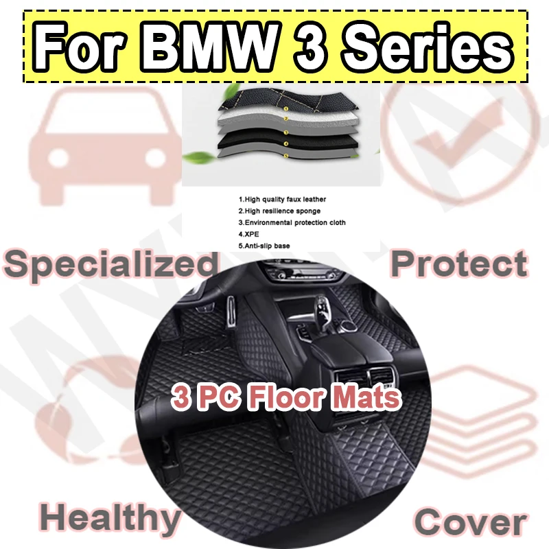 الحصير سيارة فاخرة لسيارات BMW 3 Series MK5 E90 323i 325i 328i 2006 ~ 2011 السجاد وسادة واقية حصيرة السجاد اكسسوارات السيارات