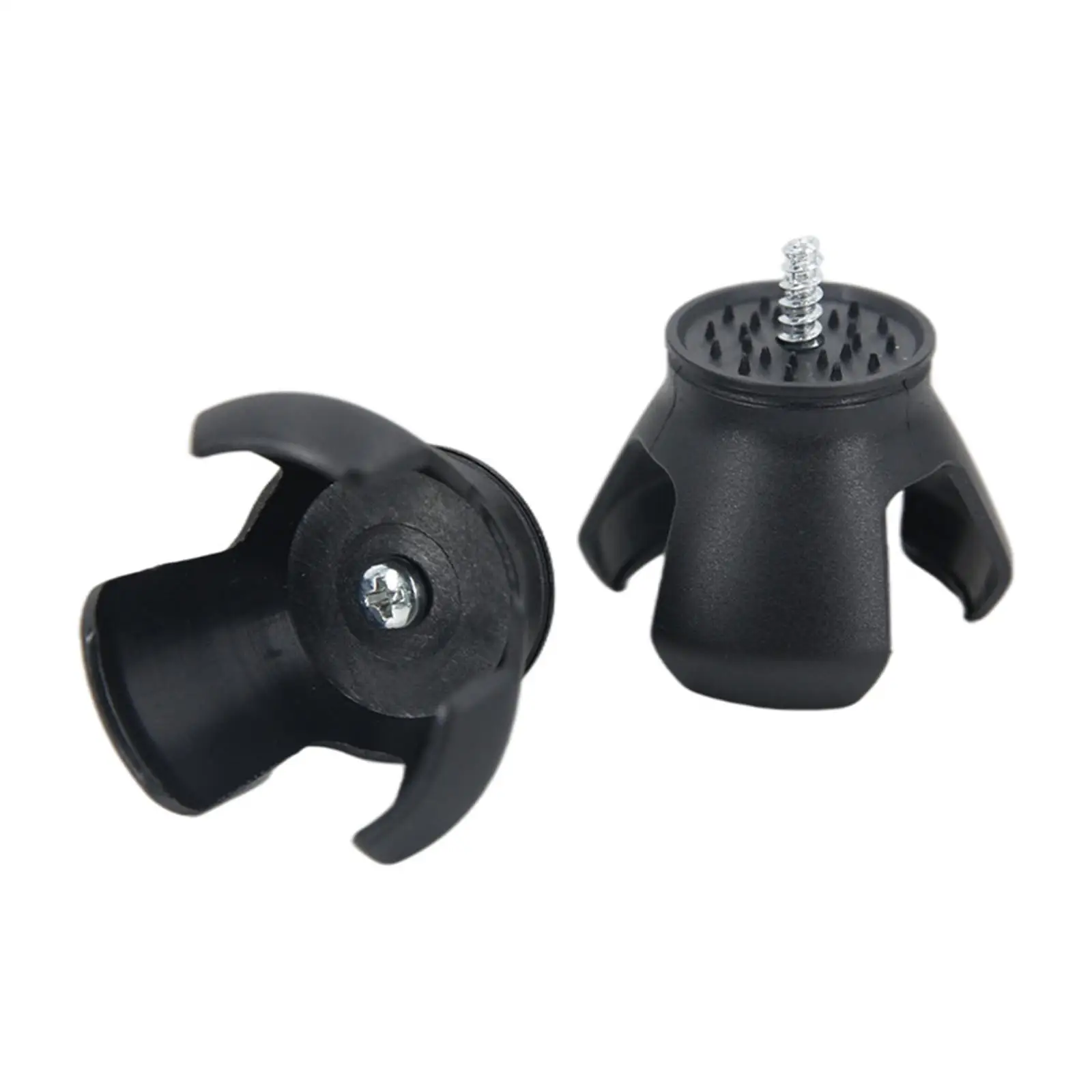 Portable Golfball 3 Prong Picker Putter Grip Attachment Quick Ball Retriever Training Aid for Golfers