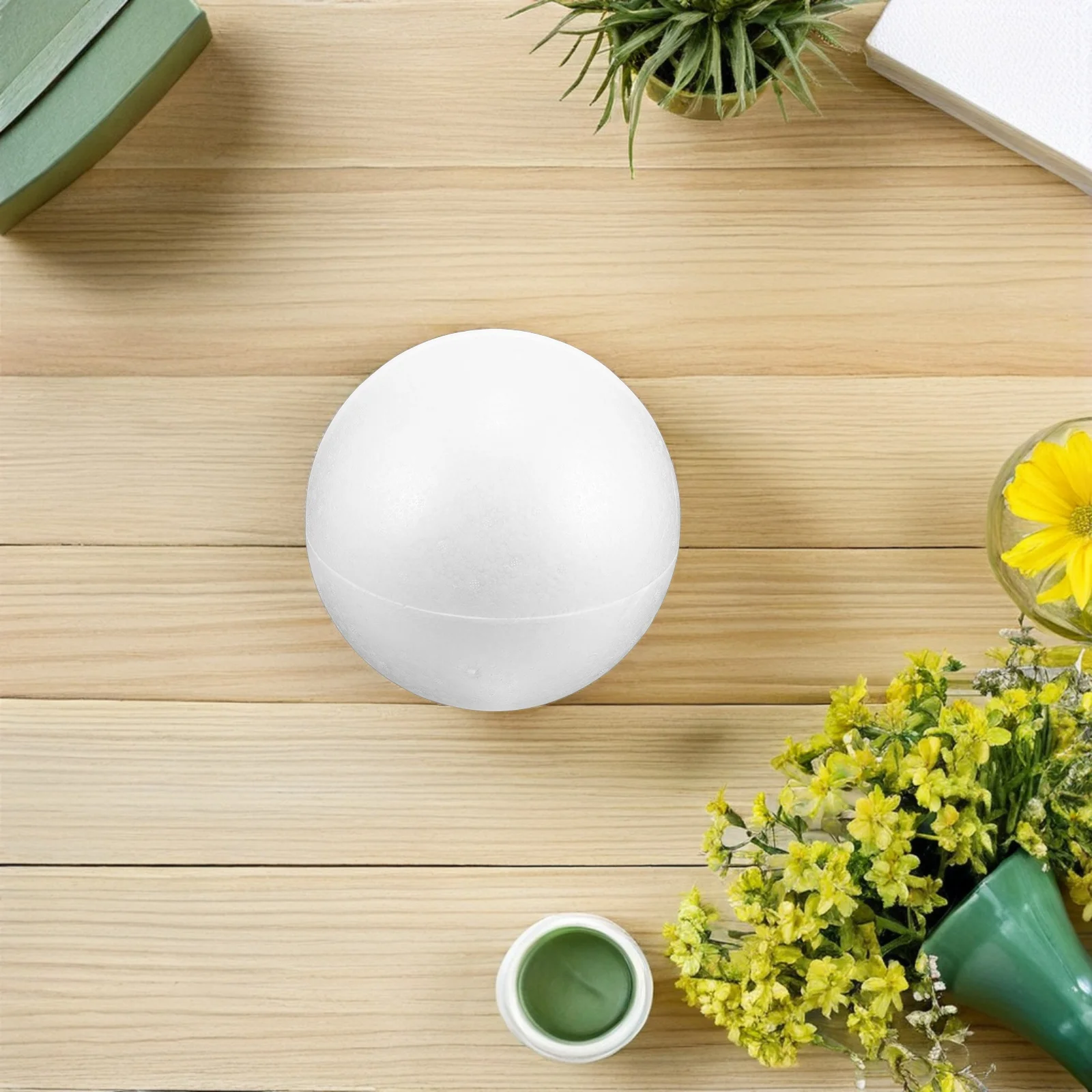 

Large Blank White Foam Ball Round Foam Sphere for DIY Paint Craft Balls Wedding Party Christmas Table Decorations