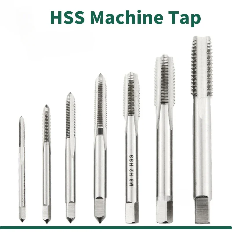 

CNC Right Hand Thread Tap HSS Machine Plug Tap Metric Screw Tap Drill Thread Tool M2 M3 M4 M6 M7 M8 M10 M12 M14 Hand Tools