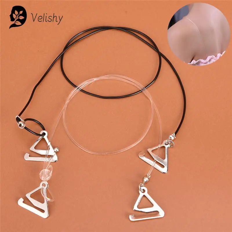 

Women Adjustable Transparent Invisible Bra Straps Dress Underwear Accessories