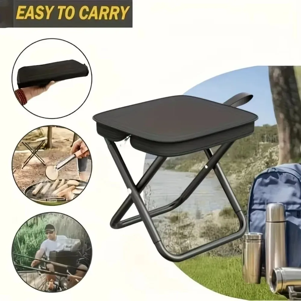 

Ultra Light Portable Folding Camping Stool Chair Fishing Seat Picnic Travel Outdoor fishing stool, travel stool, fishing accesso