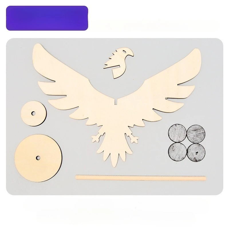 DIY Balance Bird Eagle Model Science Experiment Kit Kids Handmade Toy Center of Gravity Physics STEM Education for Students