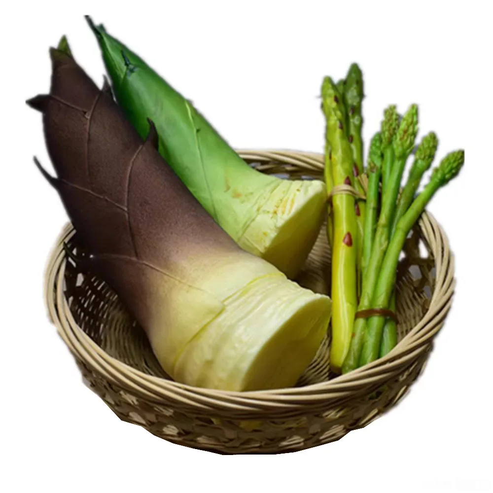 

Simulation vegetables artificial Pakchoi Kitchen cabinet hotel restaurant decor Asparagus fake vegetables Bamboo Shoot model
