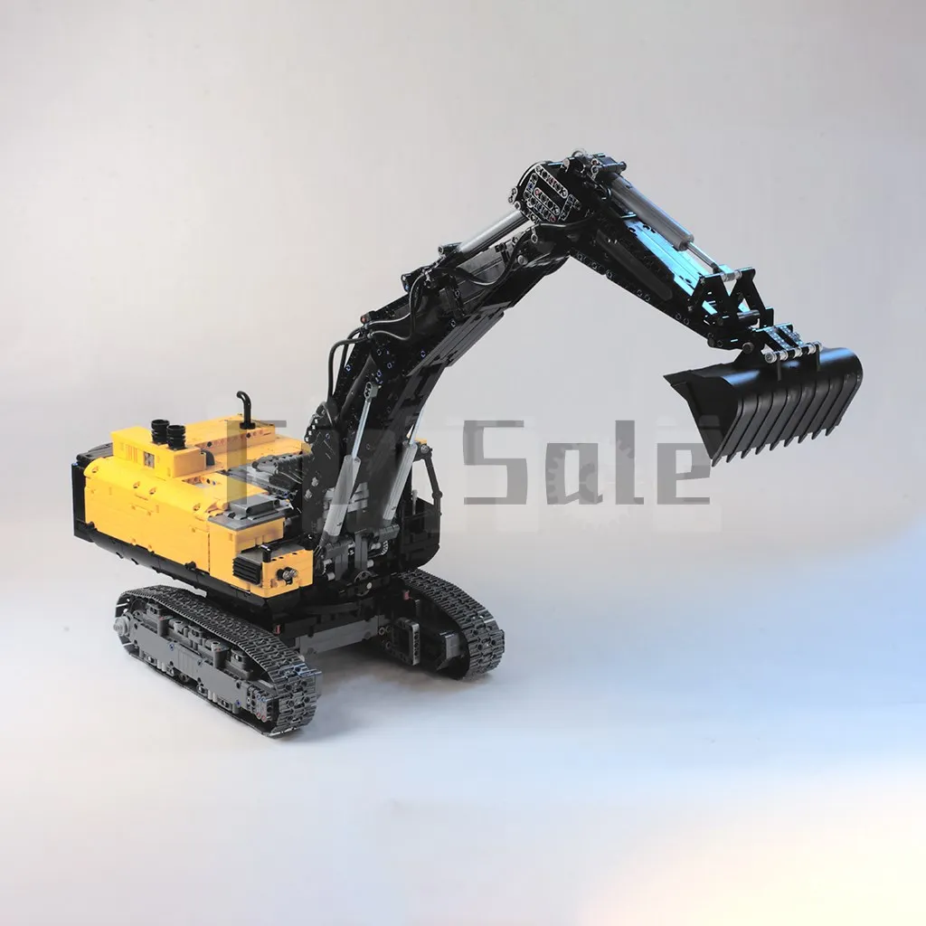 MOC-43636 2020 Excavator MOC by Flybum60 Building Block Model Spliced Electric Toy Puzzle Kids Gift