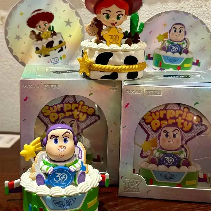 Pixar Toy Story Caja ciega Adorno sorpresa hecho a mano - Regalo de fiesta único para Halloween Figuras de acción coleccionables Juguete