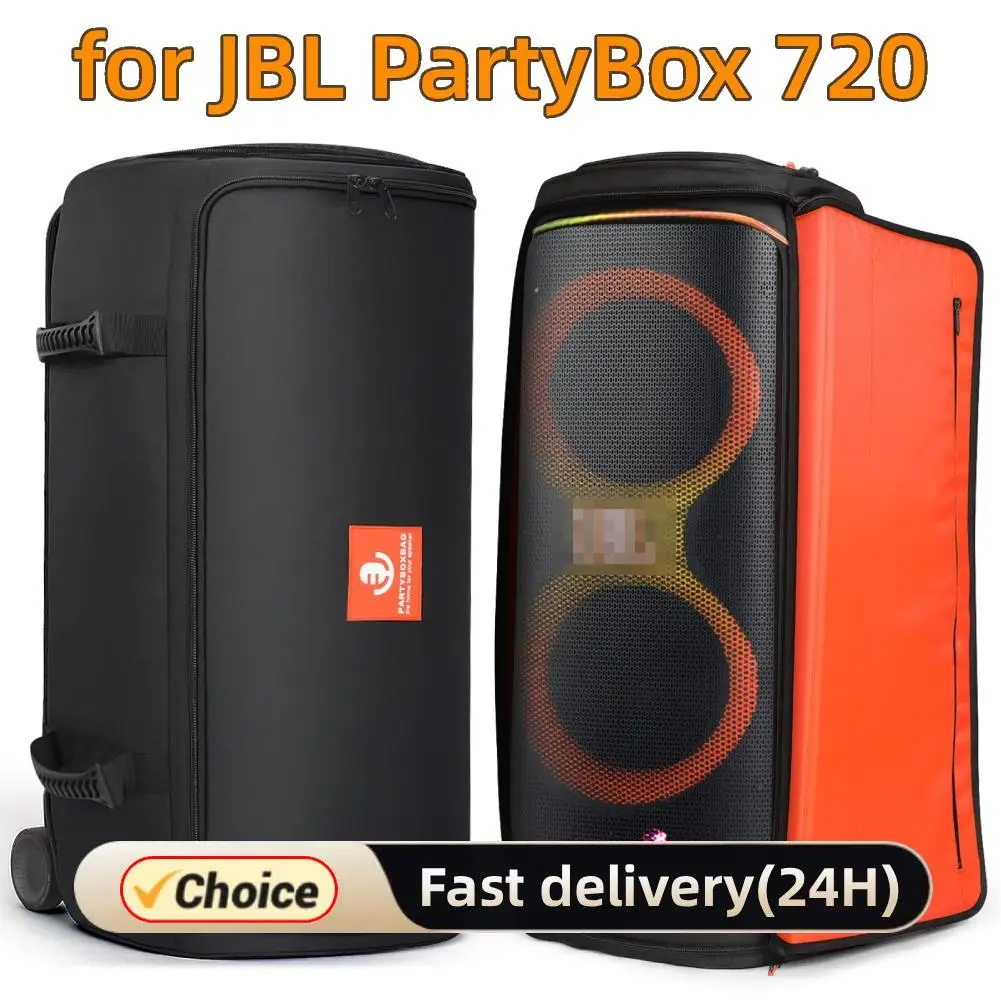 

Portable Speaker Dust Cover Storage Bag Waterproof Speaker Bag Without Wheels Compatible for JBL PartyBox 720 Outdoor Travel