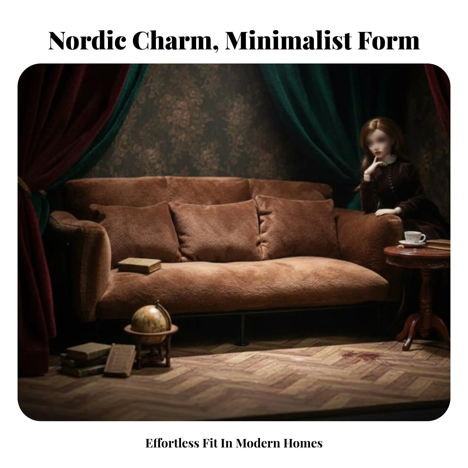 

1/6 Scale Sofa Flexible Arrangement Doll Figure Furniture Miniature Soft Couch Shelf Display Decor Scale Model Armchair