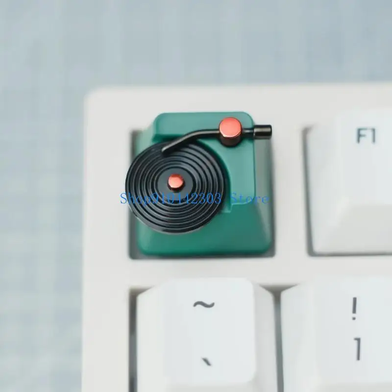 L4MD Aangepaste ESC Keycap Vinyls Record roestvrijstalen keycap voor mechanische toetsenborden