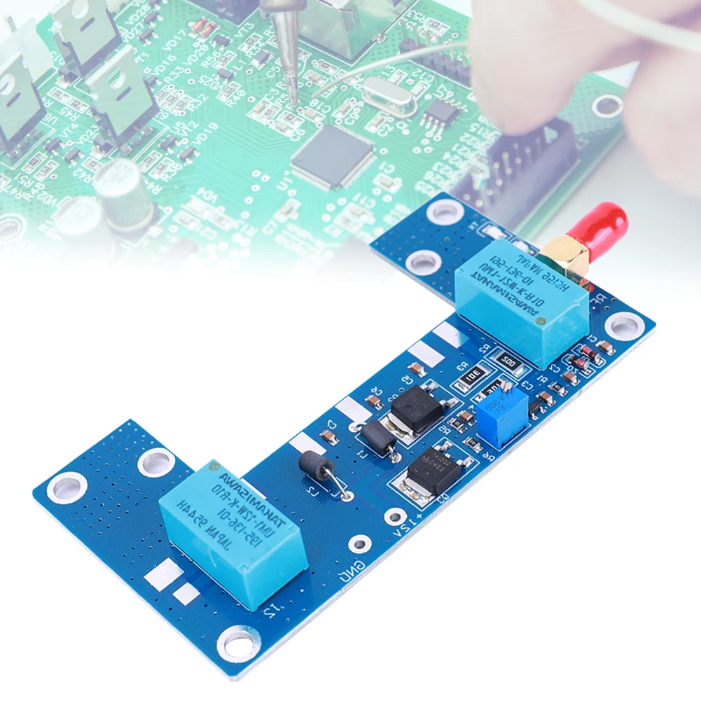 80W UHF VHF RF Amplifier PCB Board Transceiver Conversion DC12-13.8V Increase Transmission Power U/V Analog Signal for Ham Radio