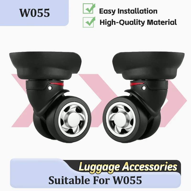 

For W055 Luggage Replacement Wheel Set - Universal Castor Fittings Heavy-Duty Swivel Castors for Smooth Movement