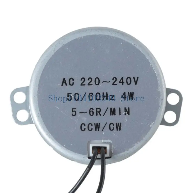 

02DC, синхронный двигатель переменного тока, 220–240 В, мотор-редуктор, 4 Вт по часовой/против часовой стрелки, отличная пара,