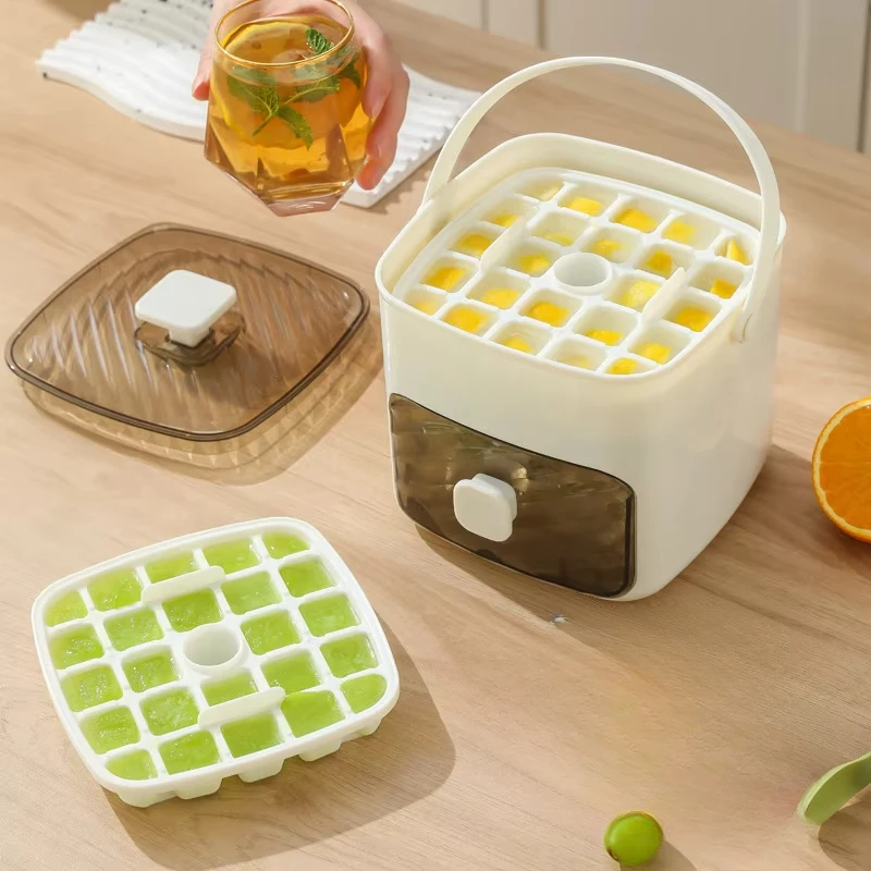 

Ручной пресс-форма для кубиков льда, новый бытовой многослойный ящик для изготовления льда, тип ящика, универсальный льдогенератор