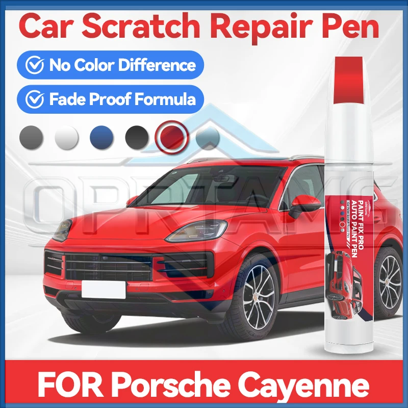 

2026 Hot Car Sticker For Porsche Cayenne 1990-2026 Paint Repair Pen Touch Up Scratch Remover DIY Auto Accessories Black W