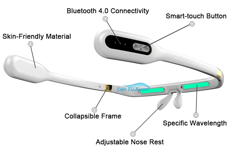 Airdog Handy Comfy Biological Clock Regulate Melatonin Sleep Glasses Light Therapy