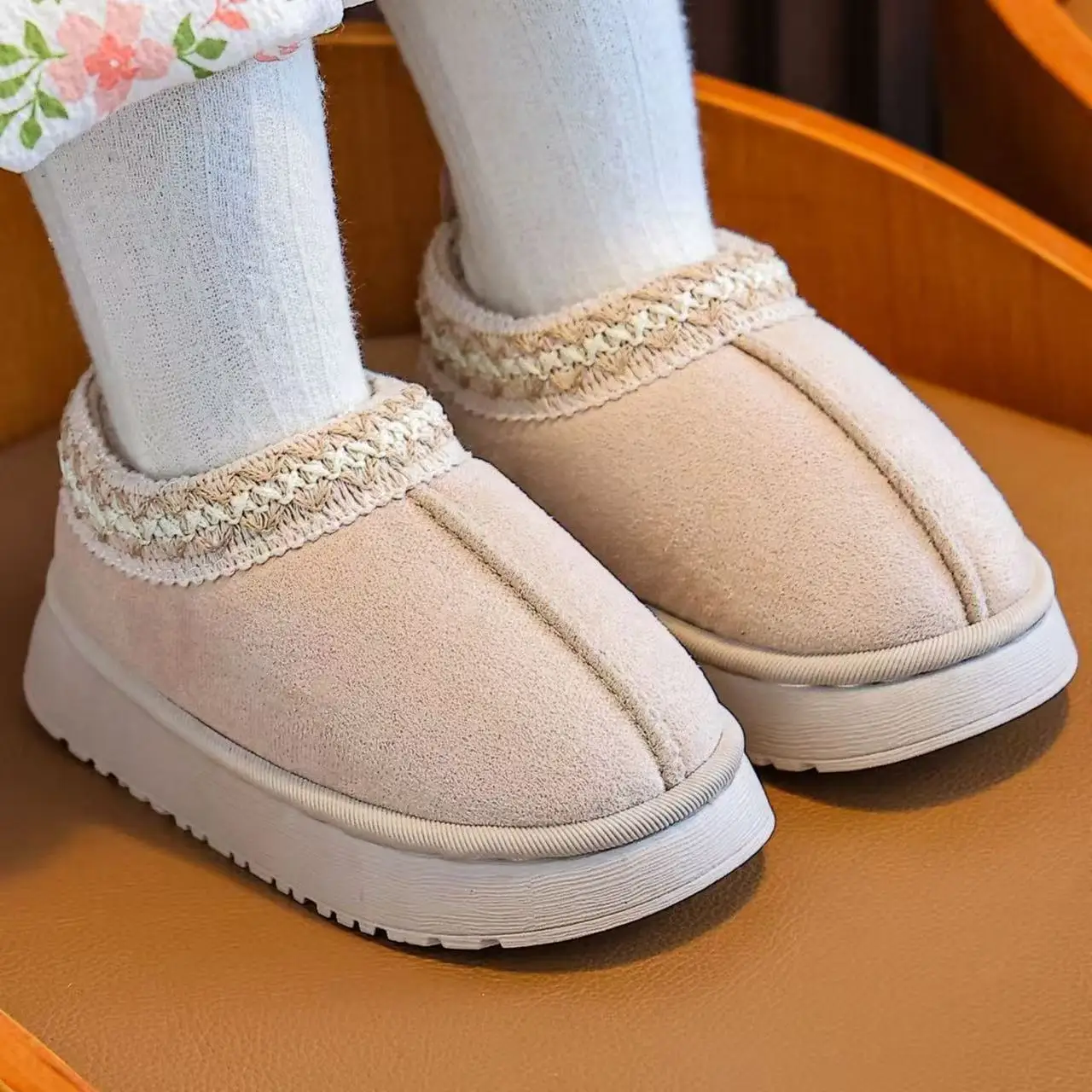 

child 2026 new Boys/Girls Short Boots Autumn/Winter New Velvet Thickened Children's Snow Boots Baby Cotton Boots