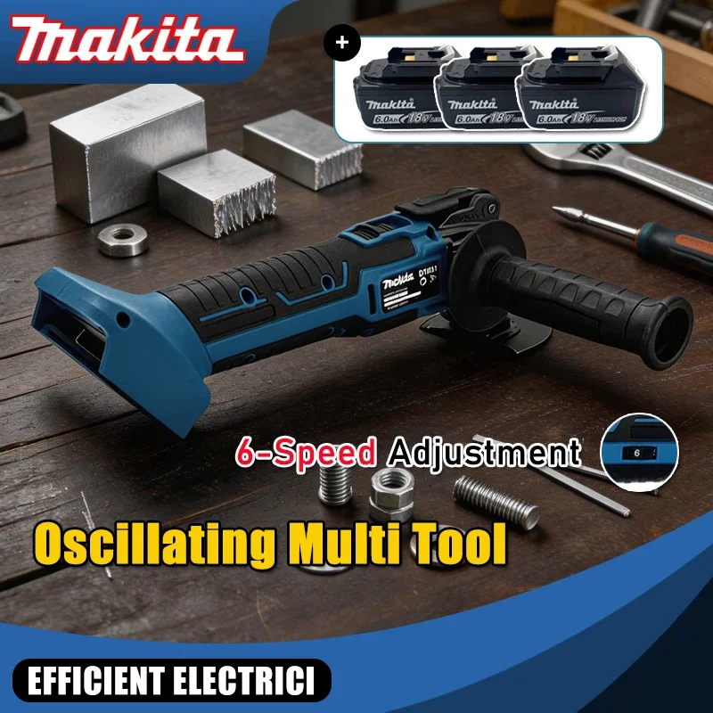 

Makita 600W Oscillating Multi Function Tool 20000OPM Electric Saw Trimmer Cutting Woodworking Power Tool for 21V 18V Battery