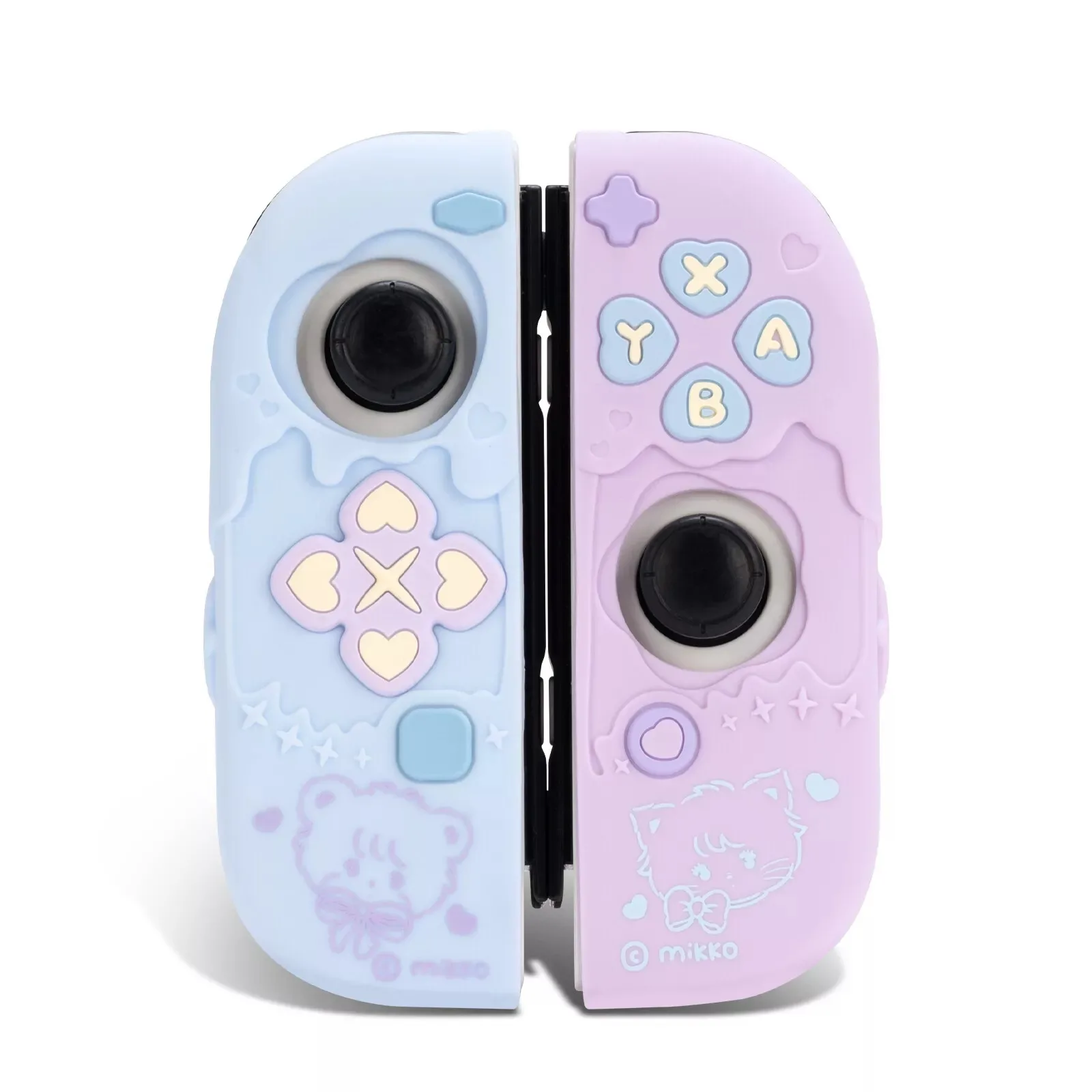 Geekshare-Nintendo Switch用のMikko保護ケース,ジョイコンカバー,サム