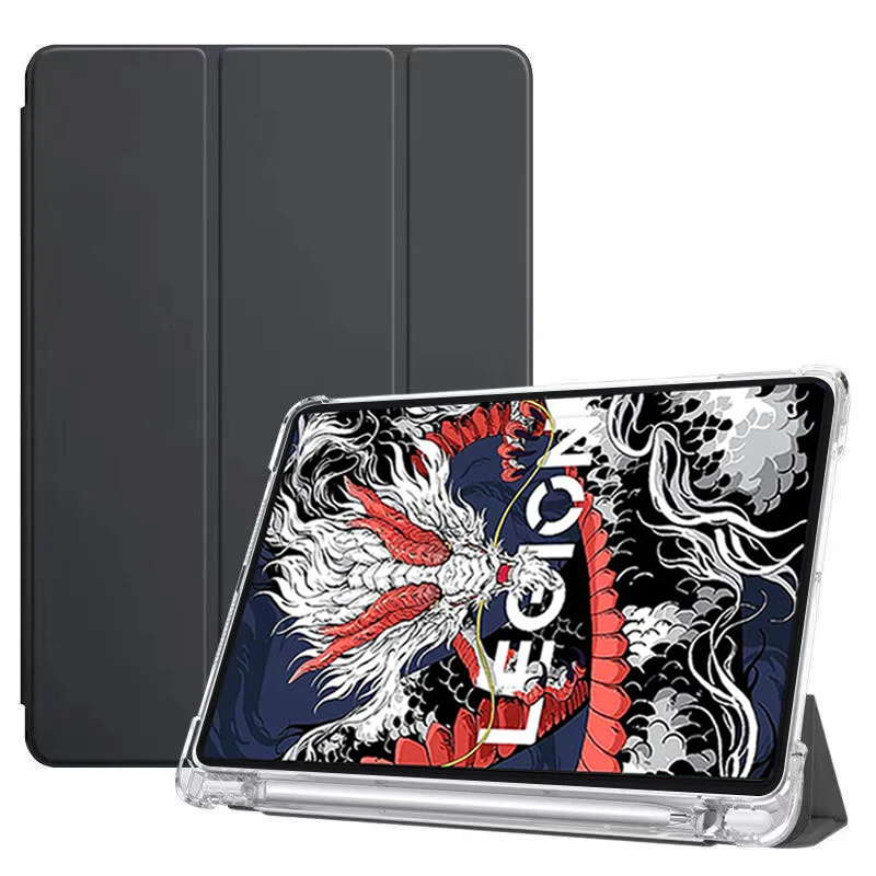 

Чехол для Lenovo LEGION Y700 3-го поколения 8,8 дюйма TB321FU с держателем для карандашей, мягкая задняя подставка из ТПУ, чехол для Lenovo Y700 Gen 3