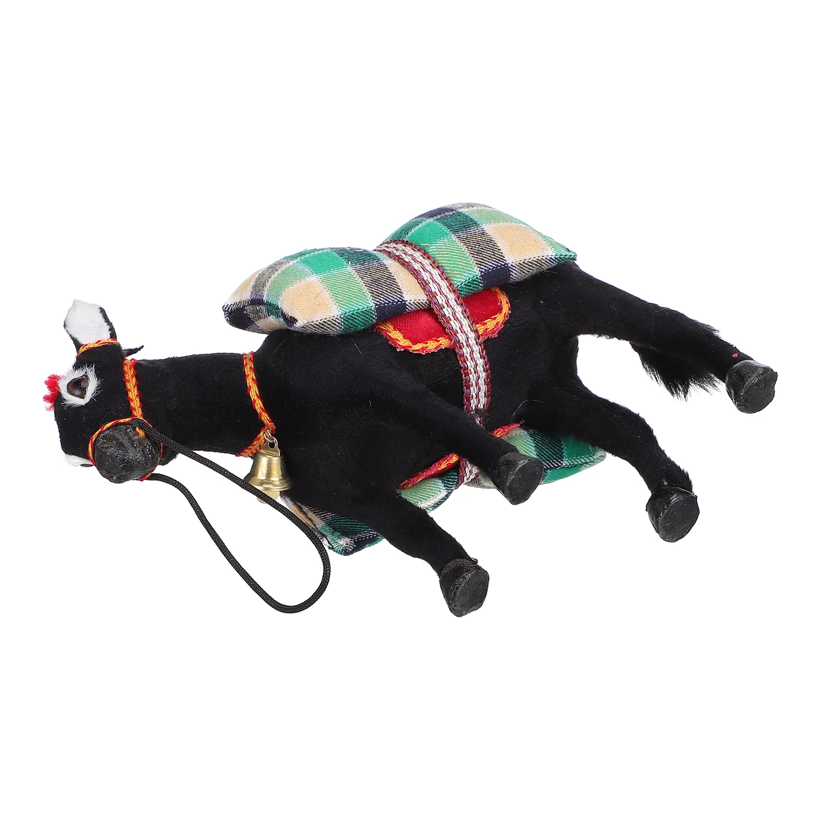 Simulation Animal Model Ornaments Simulated Plastic Farm Animals Toy Decorations Flannel Donkey Toddler