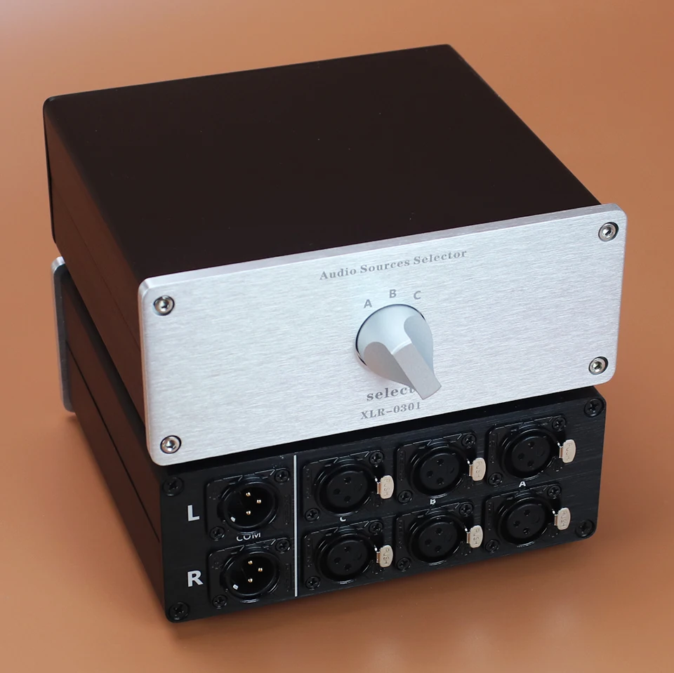 ERISU AUDIO HiFi-Audio-Umschalter Zwei kanal iger xlr-symmetrischer Audiosignal-Wahlschalter Leistungs verstärker Lautsprecher Hochwertiger Umschalter 8