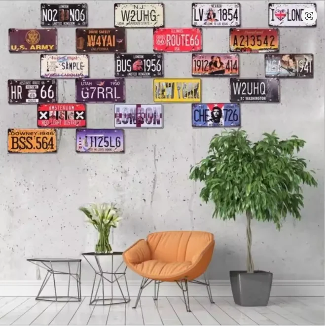 علامات الممتلكات الخاصة من SIGNCHAT لا علامة التعدي على المعدن تحذير تريسباس ساحة تسجيل علامة معدنية بار حانة ملصق معدني منزلي جدار أ