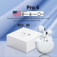 For Original AirPods Pro6 pro 6C-type Wireless Headphone Bluetooth Earphone e In Ear Tws GamingSports Headphones Air Smartphones