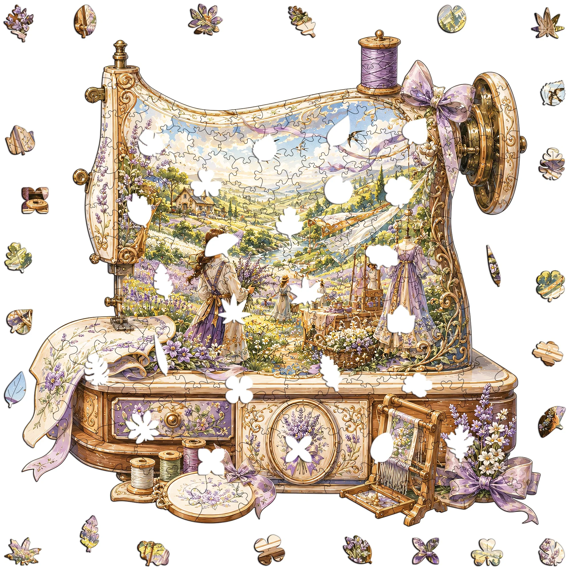 Fantasy Animals Wooden Puzzle Gift Toy Animal Jigsaw Puzzle Brain Teaser Ideal Gift for Holidays and Celebrations