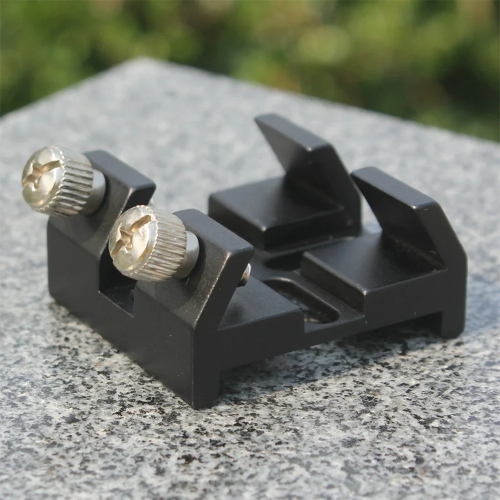 

Black Aluminum Dovetail Slot Mounting Base Finder Bracket Telescope Dovetail Shoe Secure Thumb Lock