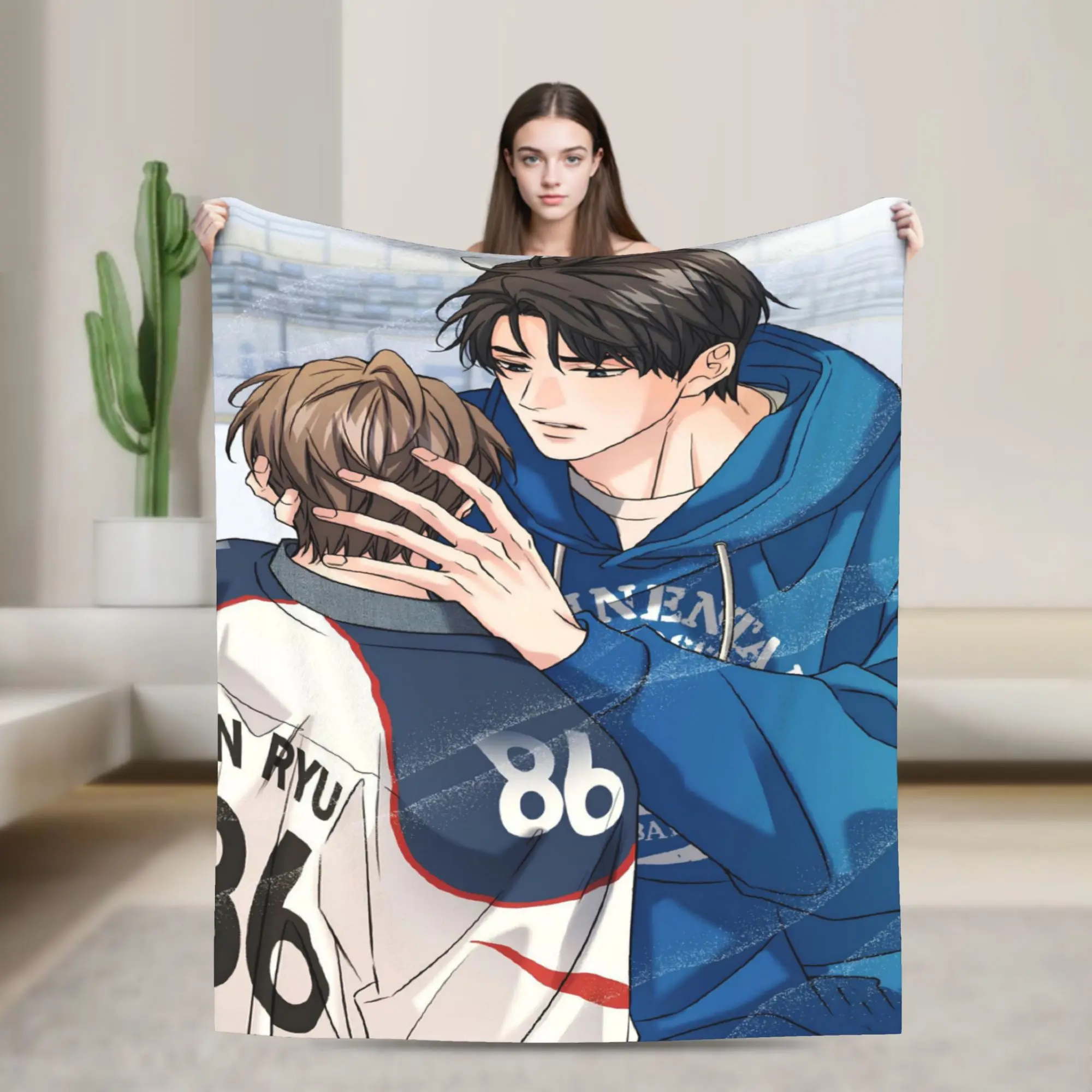 Melting Point BL Gift Blanket For Men Women Super Soft Cozy  Throw Blankets for Bed 50x60 Inches Multi-size