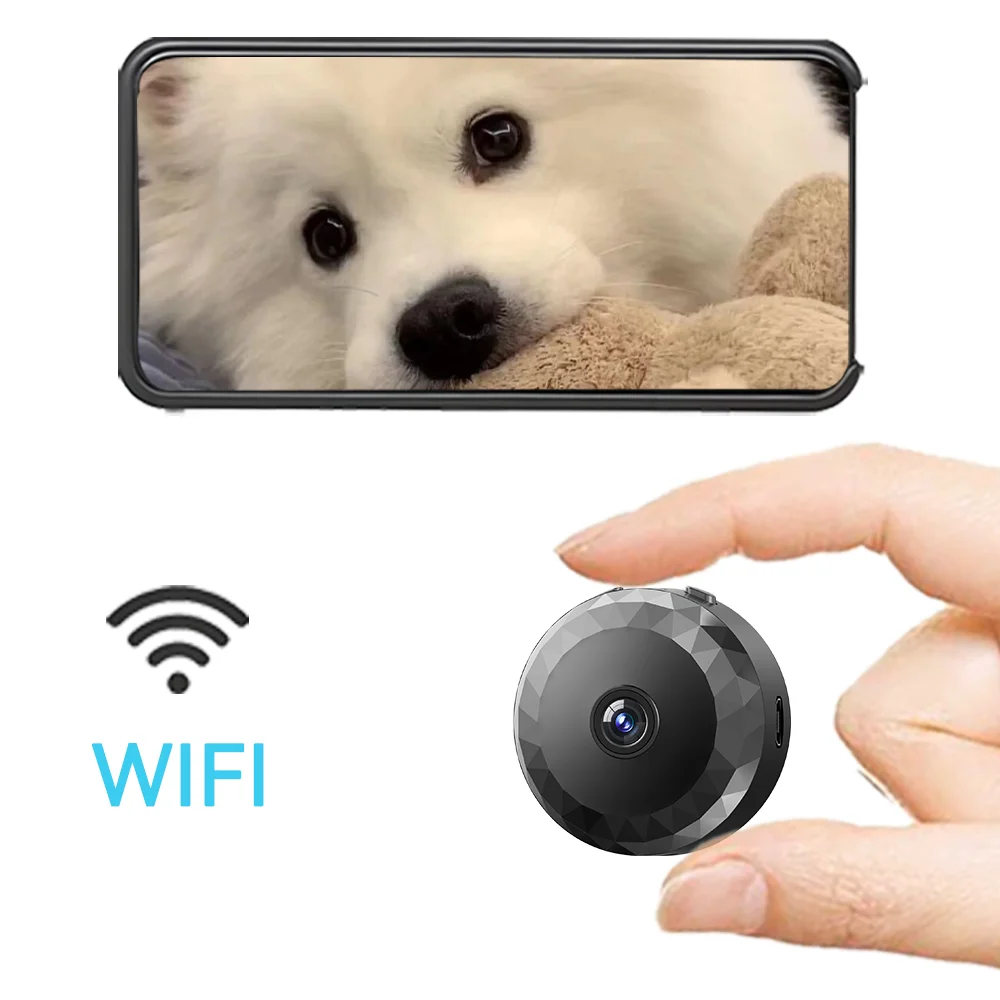 

Мини-камера A11 с Wi-Fi, удаленным просмотром, автоматической записью, воспроизведением за 1 минуту, временем работы 3-4 часа, оповещением о низком заряде батареи, питанием от USB