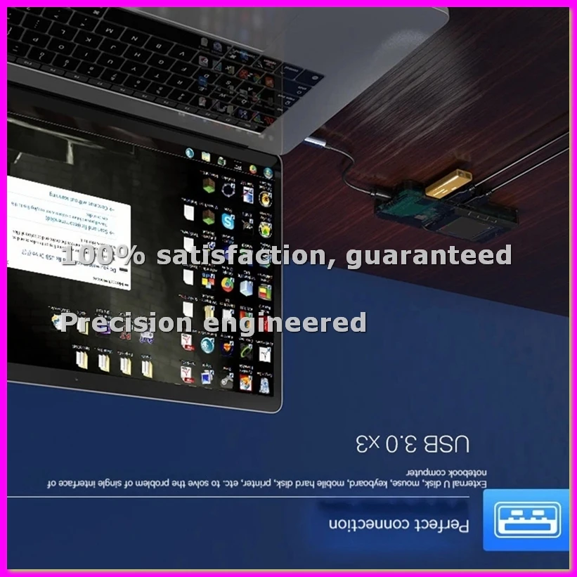 

0108-D Typec L Stream Dec Visual Docking Station Network Port Docking Station Custom Button with Console-ABVP