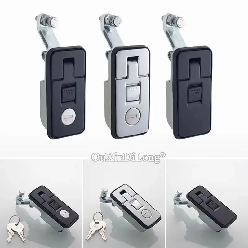 

New 4PCS Zinc Alloy Industrial Panel Locks Distribution Box Pop Up Lock Chassis Lock Switch Control Electric Cabinet Door Locks