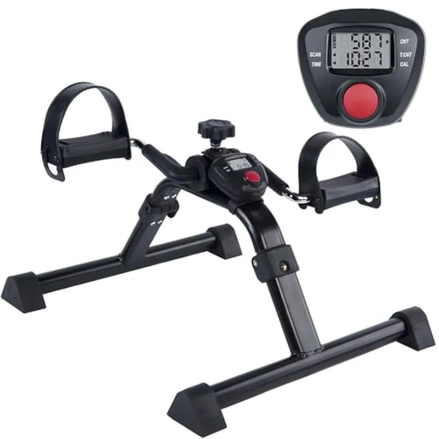 Wrist Arm Leg Strengthener Pedal Exerciser with Display