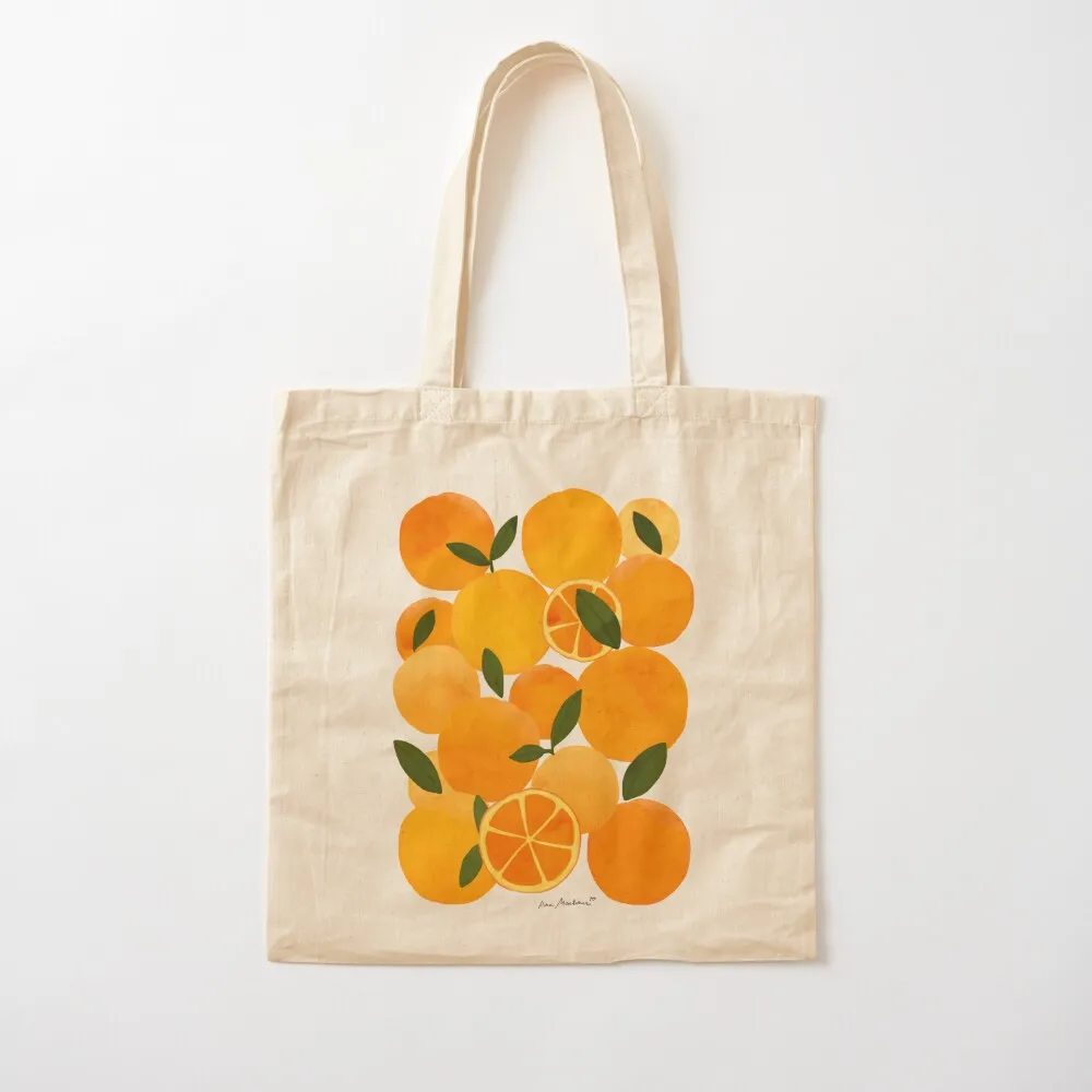 Still life of summer mediterranean oranges Tote Bag